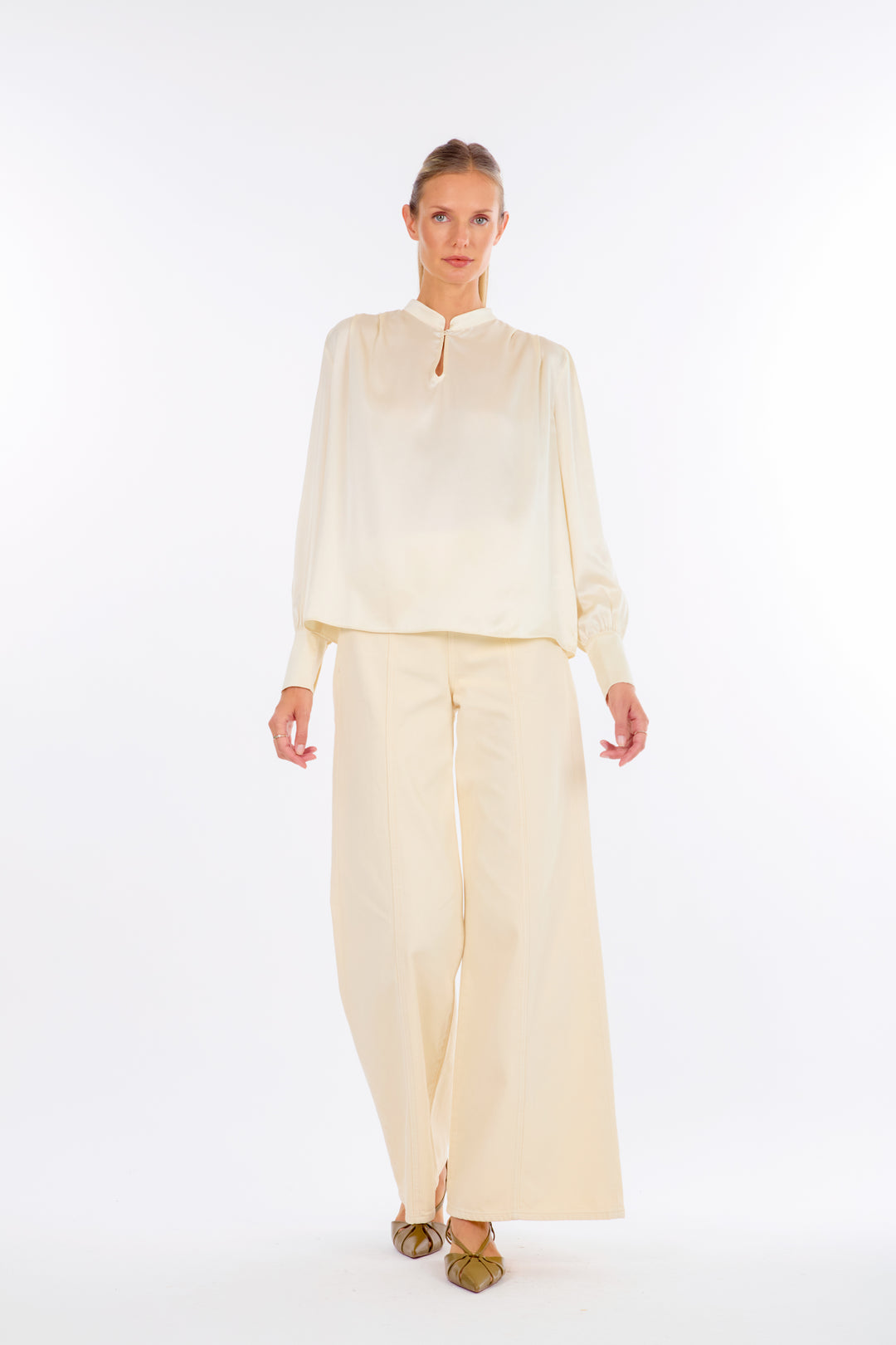 Arden Blouse - 100% Organic Sand-Washed Silk