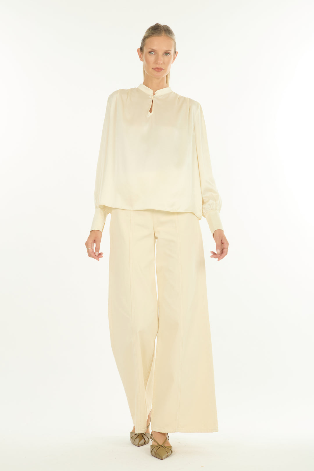 Arden Blouse - 100% Organic Sand-Washed Silk