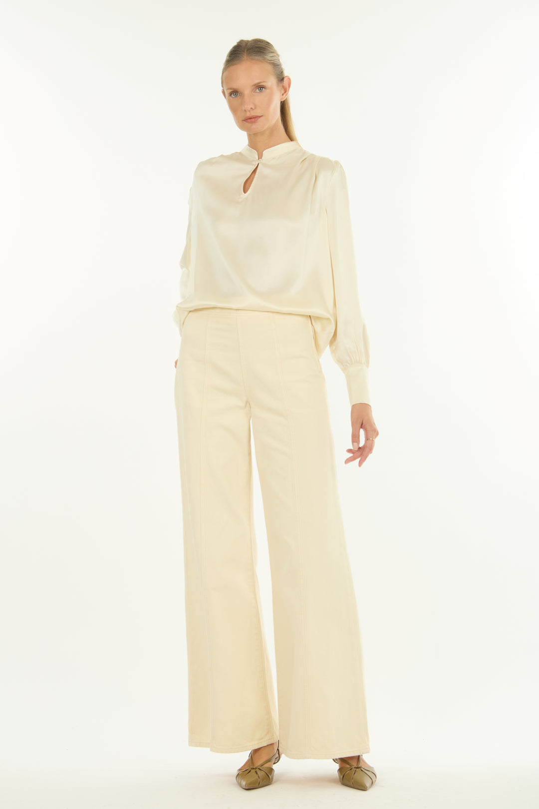 Arden Blouse - 100% Organic Sand-Washed Silk