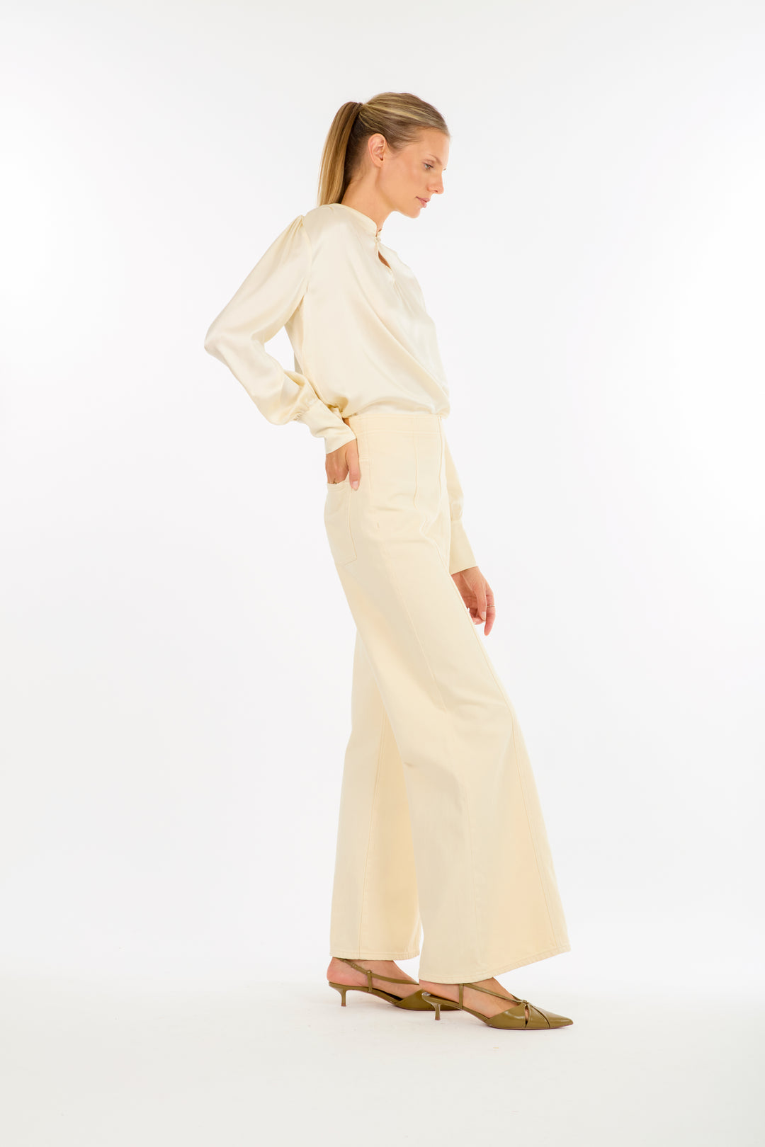 Arden Blouse - 100% Organic Sand-Washed Silk