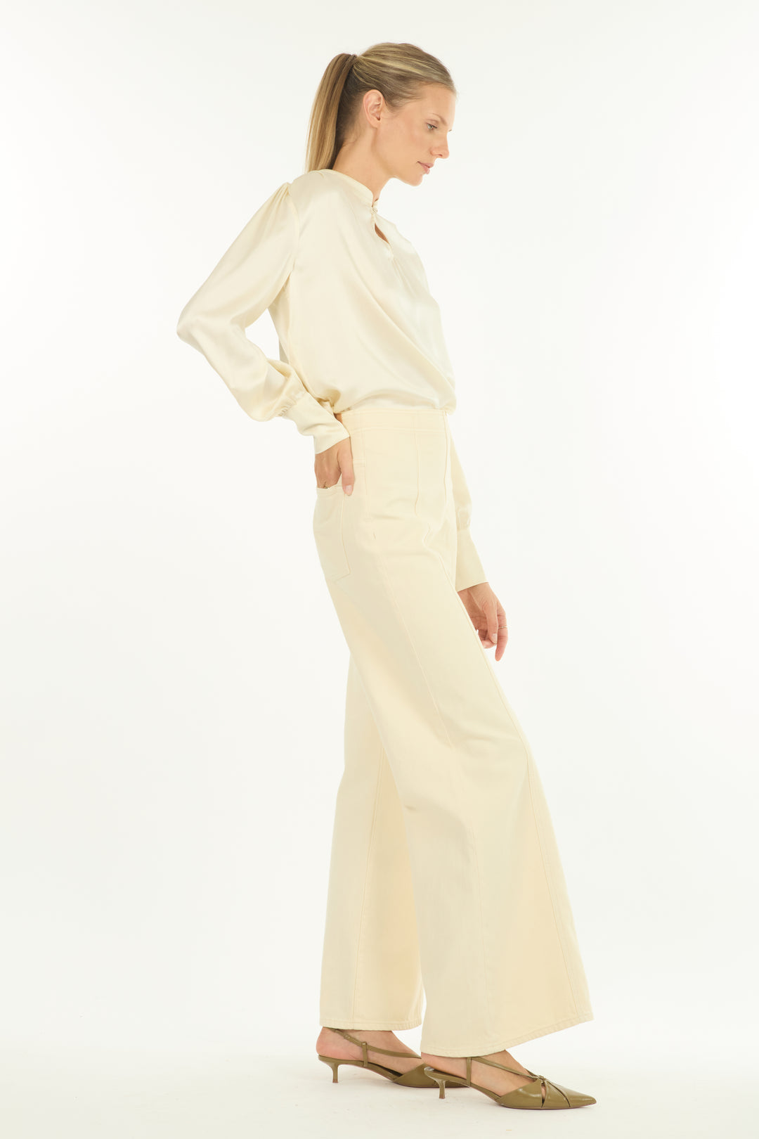 Arden Blouse - 100% Organic Sand-Washed Silk