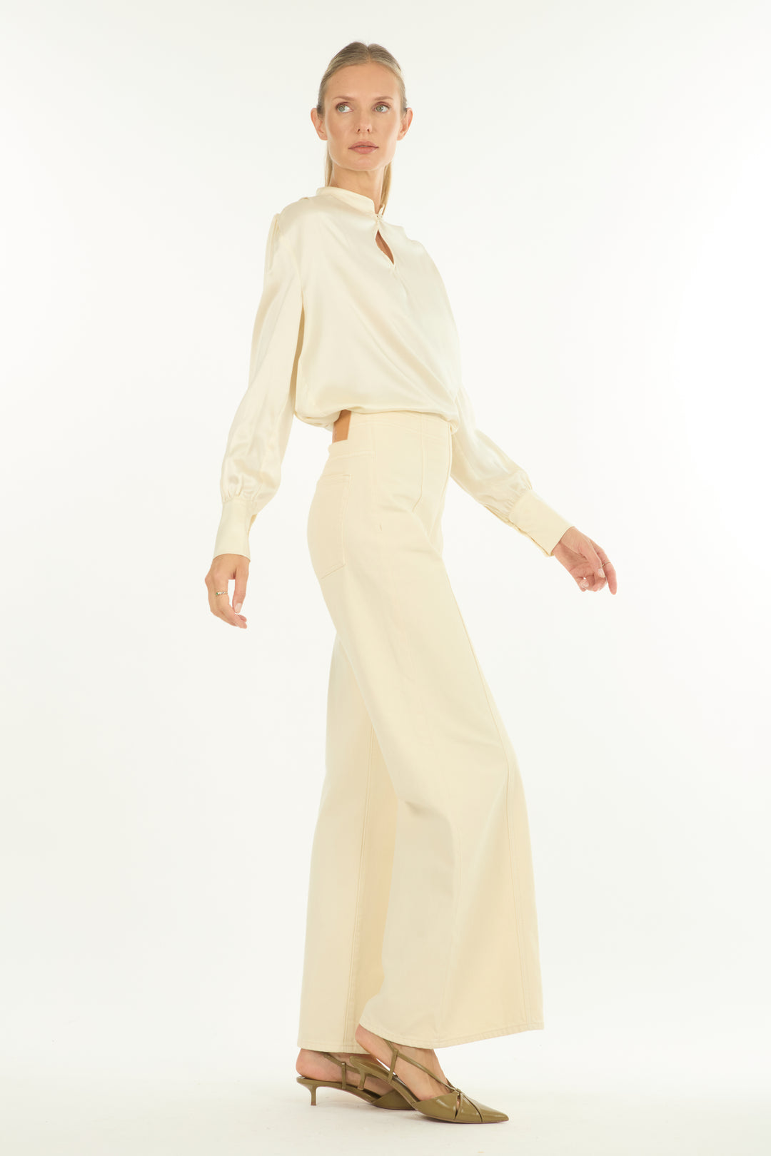 Arden Blouse - 100% Organic Sand-Washed Silk