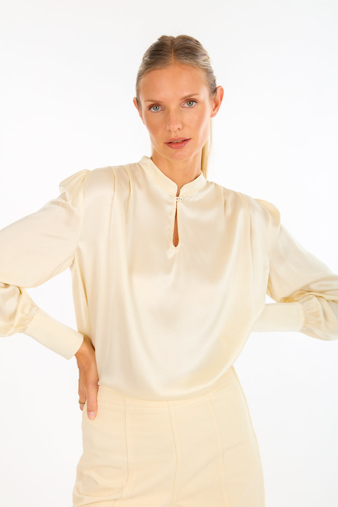 Arden Blouse - 100% Organic Sand-Washed Silk