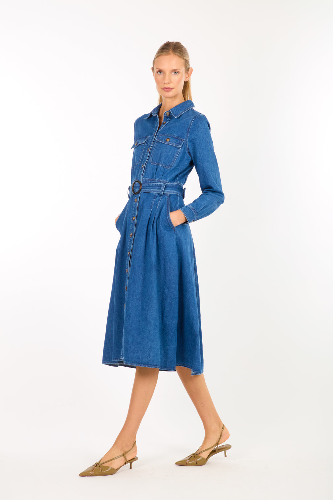 Arrowleigh Dress - Tencel Denim