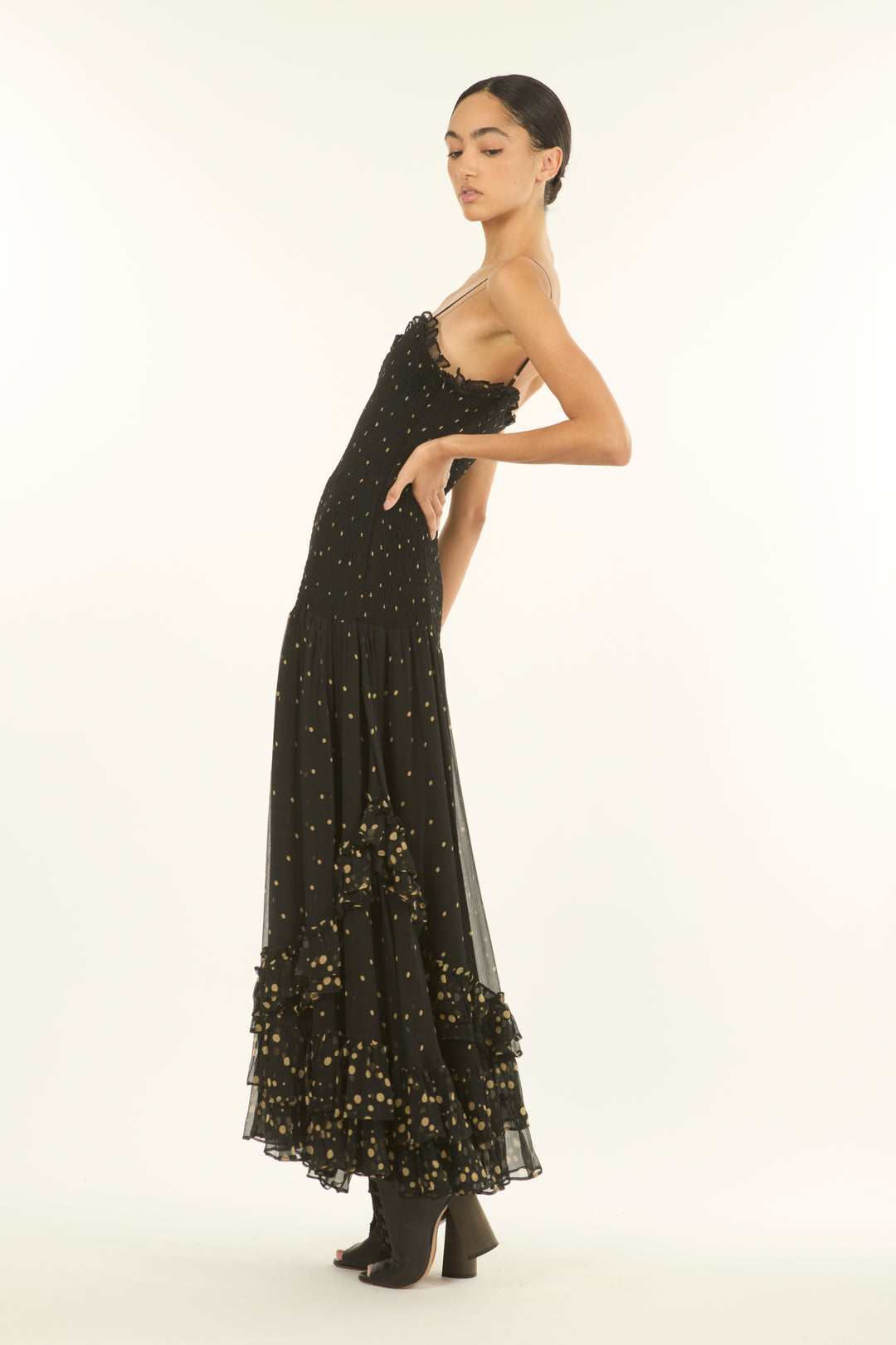 Bianca Maxi Dress - 100% Organic Silk Chiffon