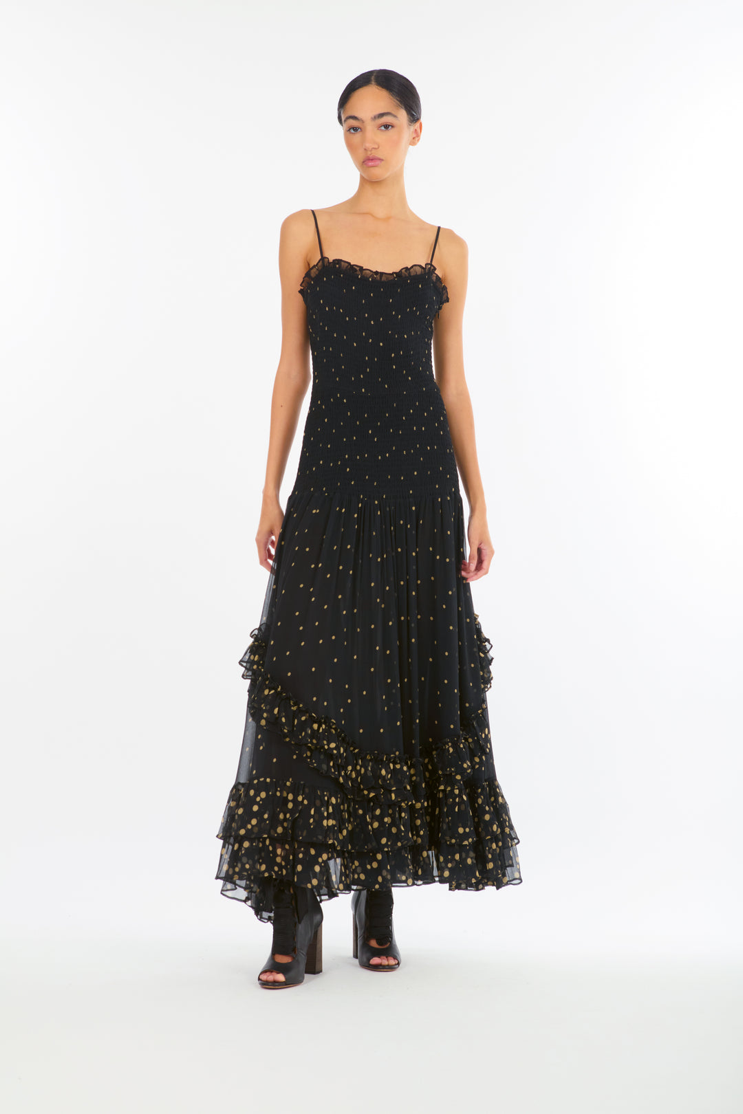 Bianca Maxi Dress - 100% Organic Silk Chiffon