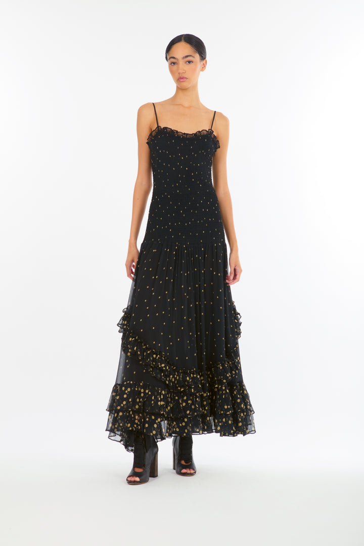 Bianca Maxi Dress - 100% Organic Silk Chiffon