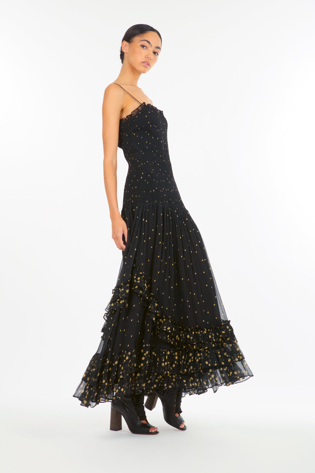 Bianca Maxi Dress - 100% Organic Silk Chiffon