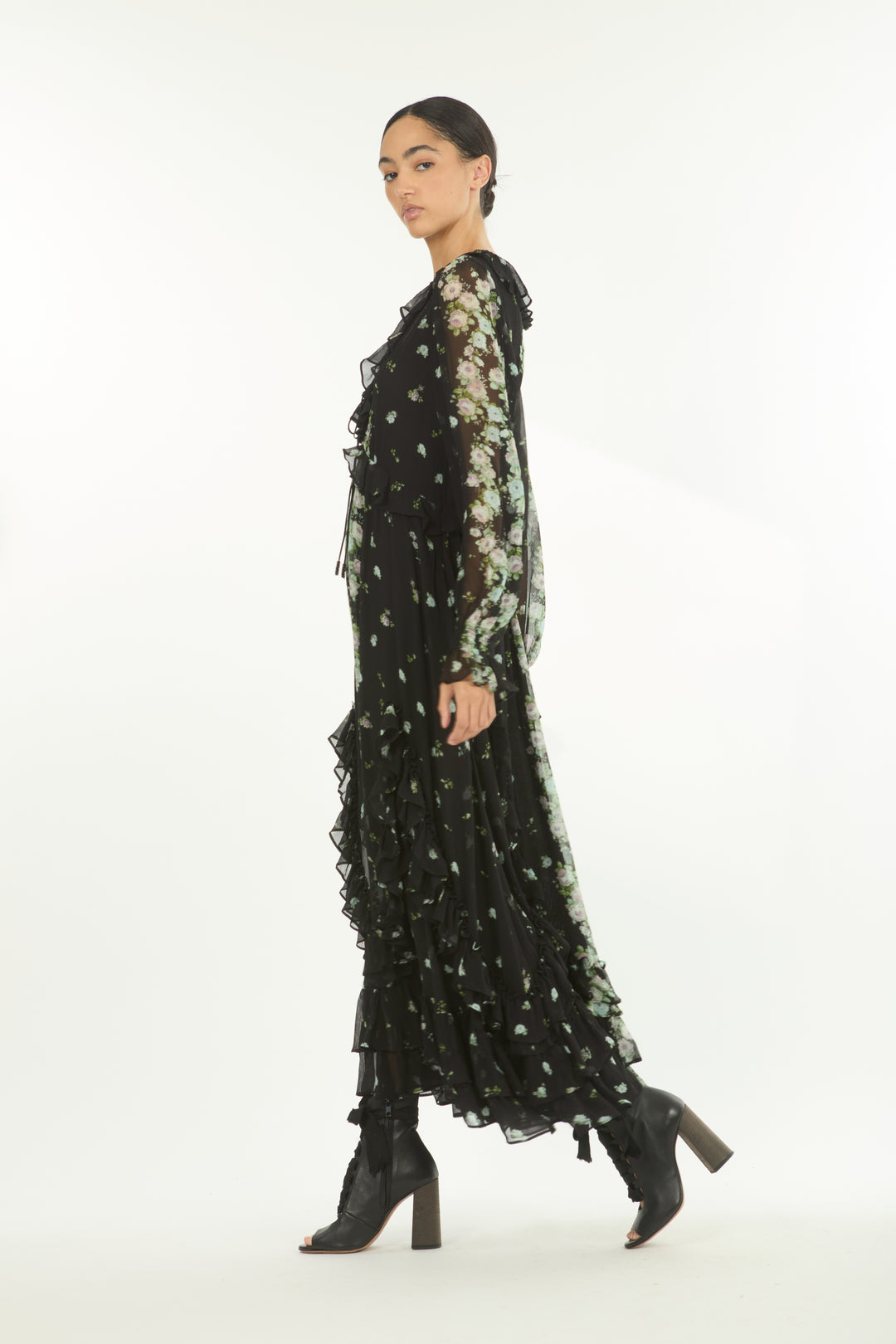 Brighton Dress - 100% Organic Silk Chiffon