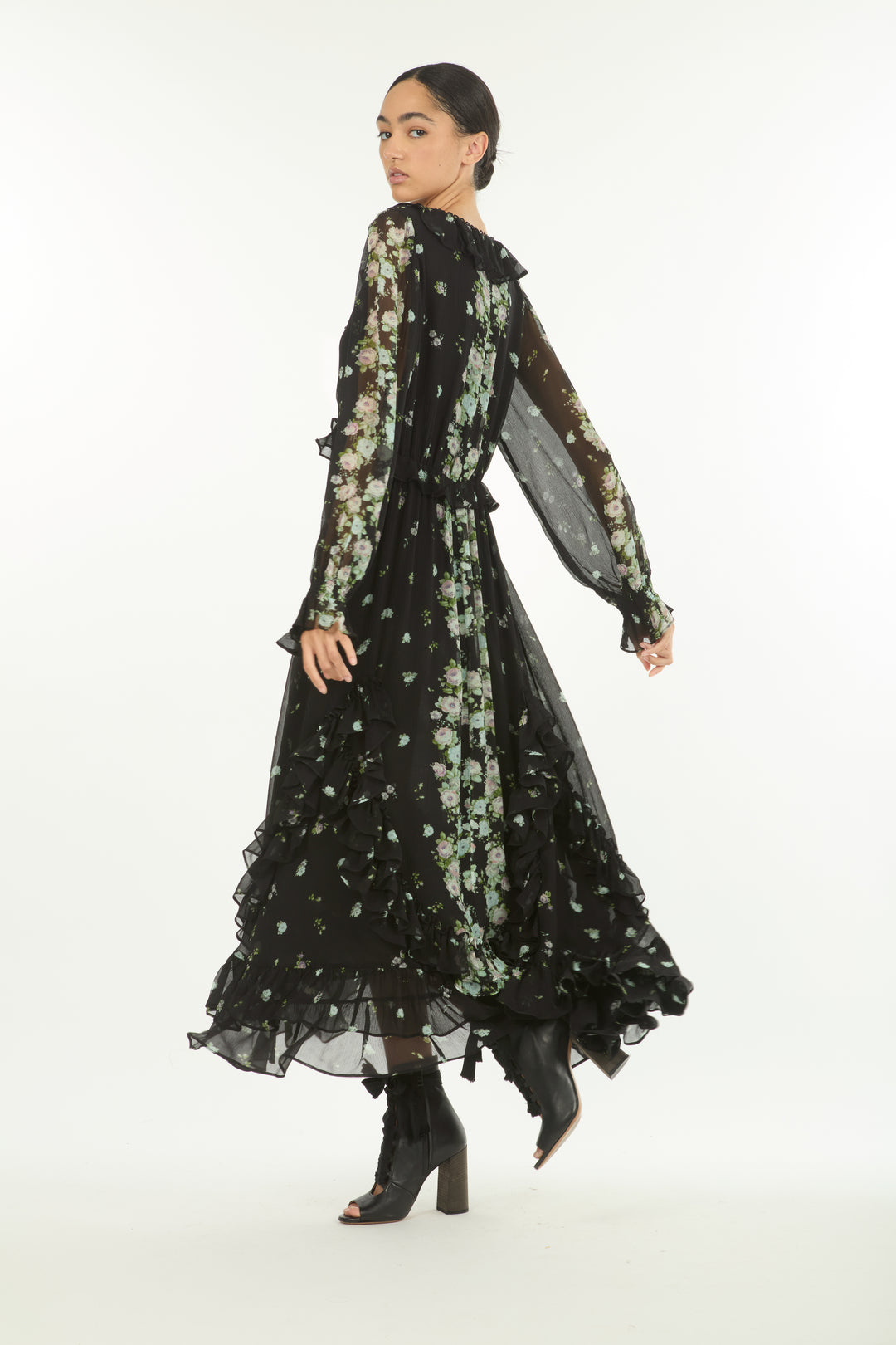 Brighton Dress - 100% Organic Silk Chiffon