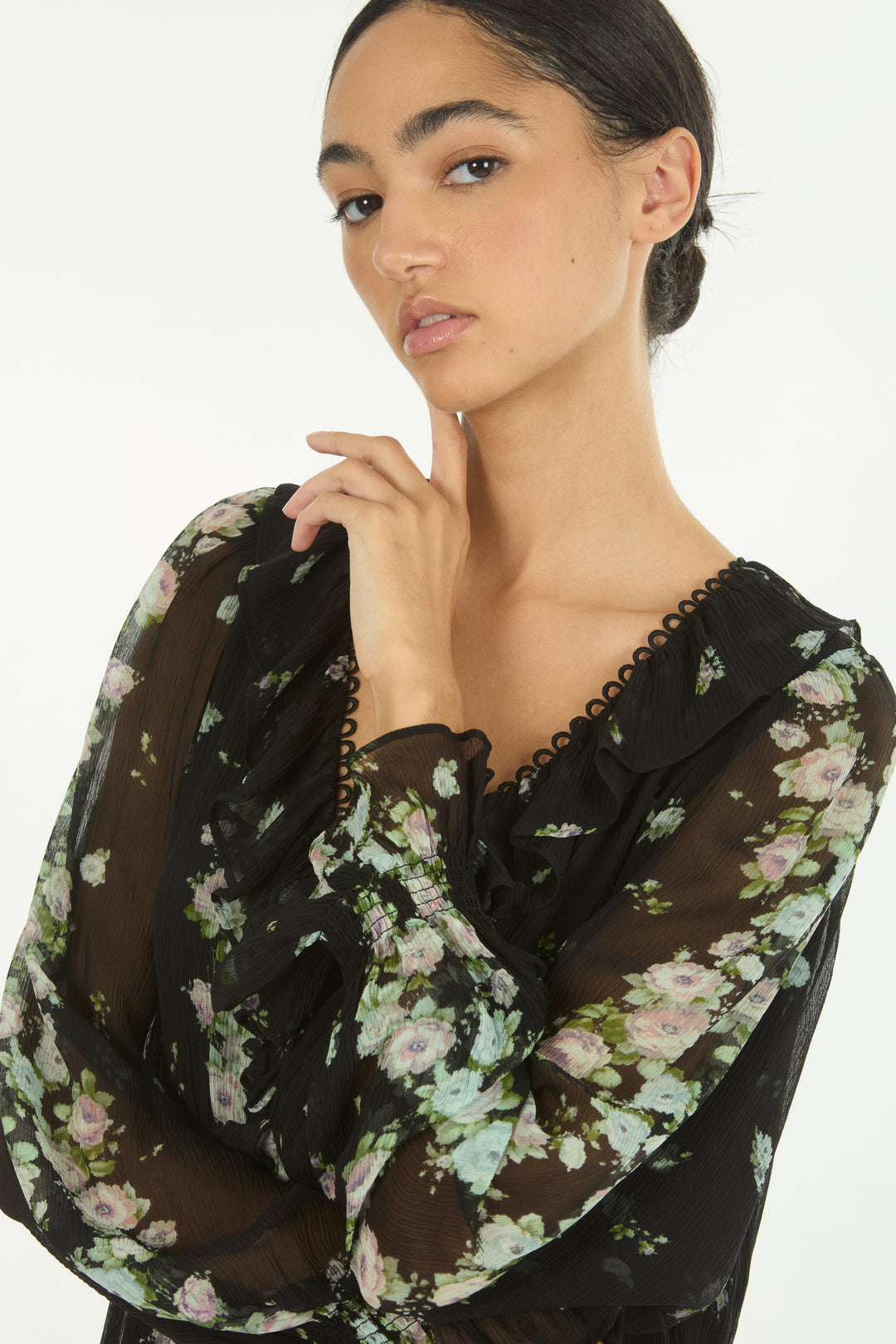 Brighton Dress - 100% Organic Silk Chiffon