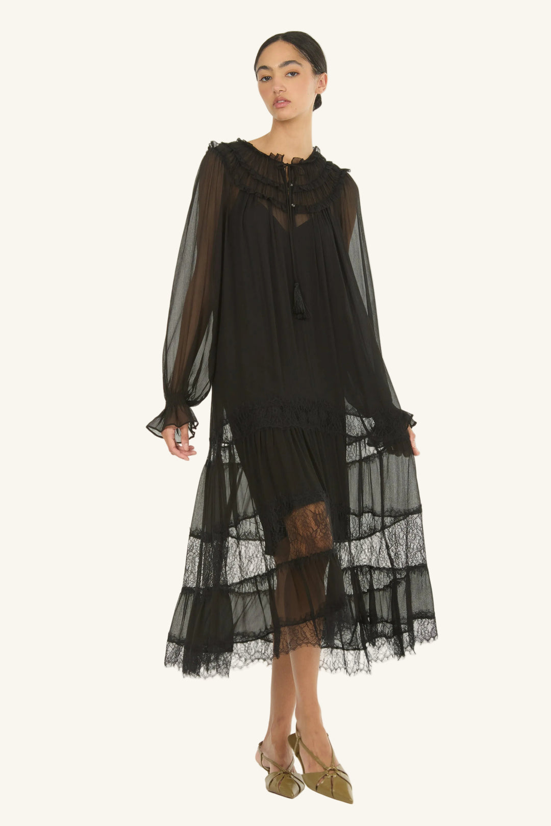 Secret Mission Women's Bree Maxi Dress - Black - Size M Secret Mission Women's Bree Maxi Dress - Black - Size M