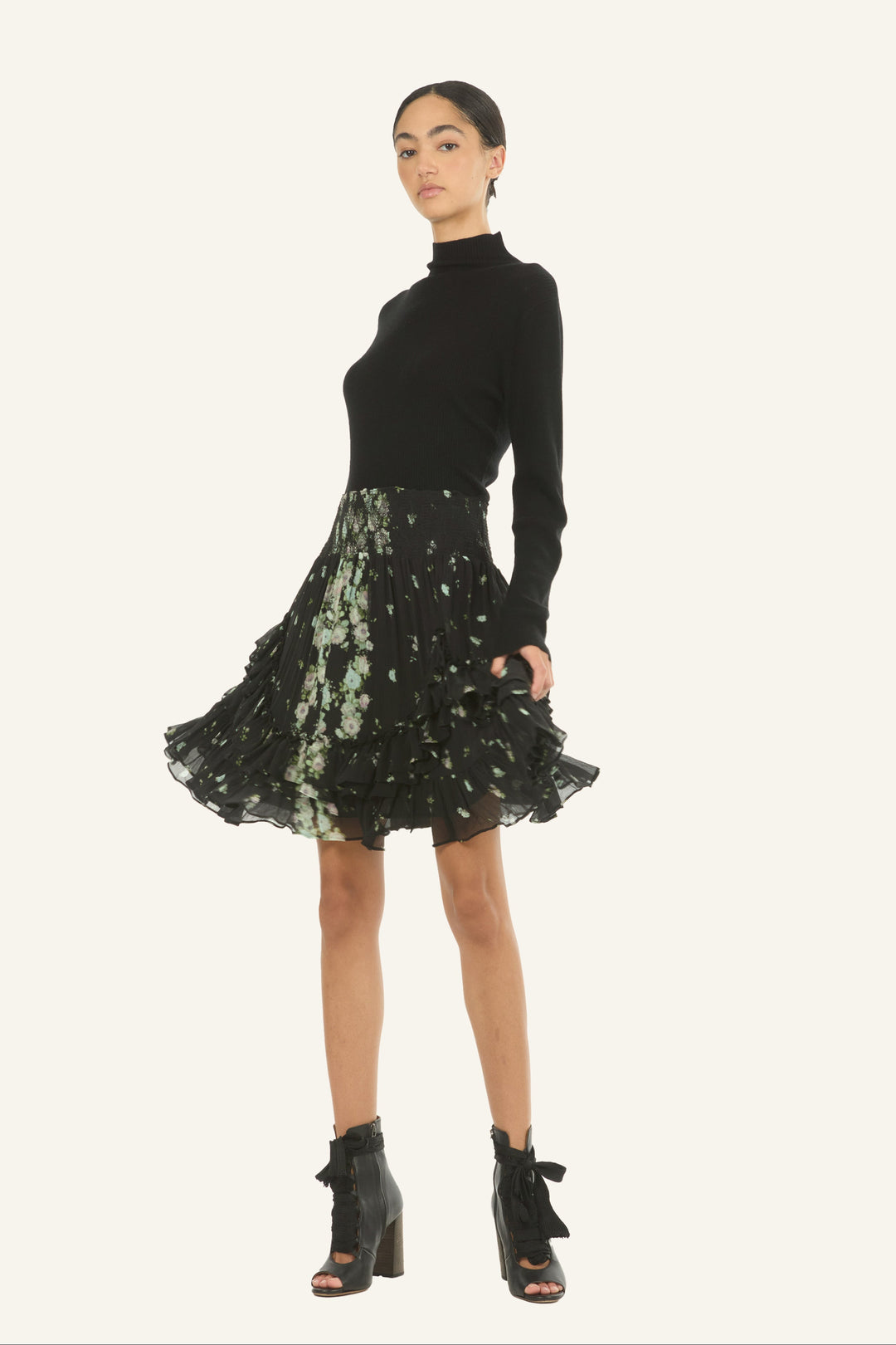 Aeria Skirt - 100% Organic Silk Chiffon