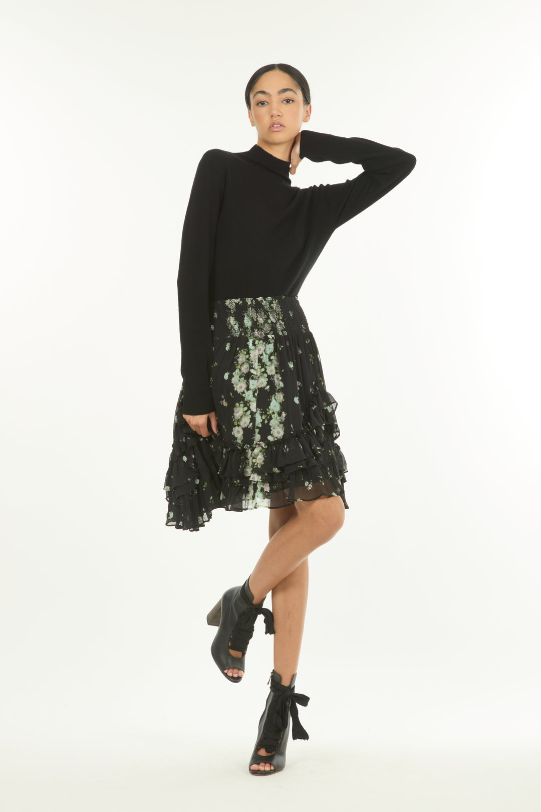 Aeria Skirt - 100% Organic Silk Chiffon