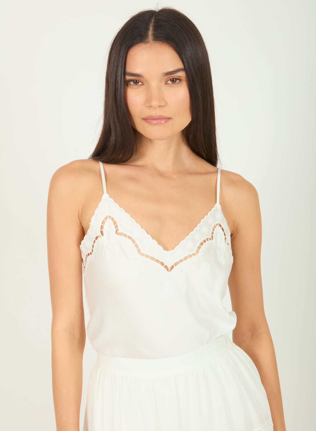 Wimberly Cami - Off-White - 100% Silk