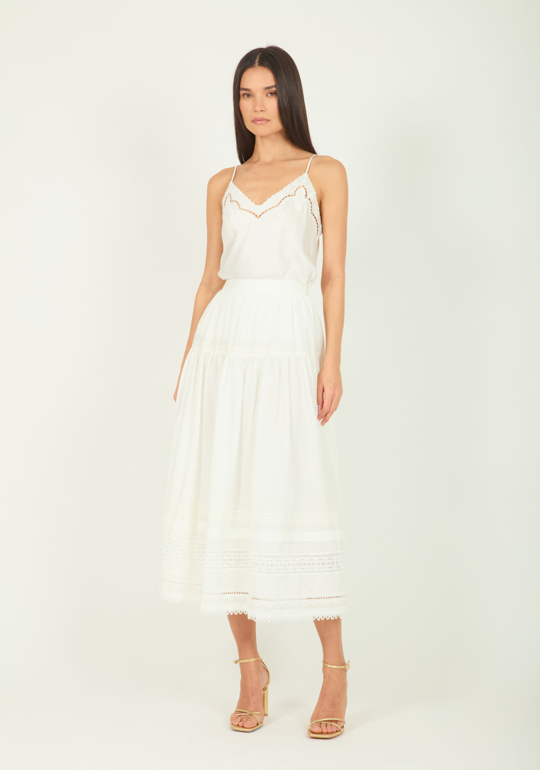 Wimberly Cami - Off-White - 100% Silk