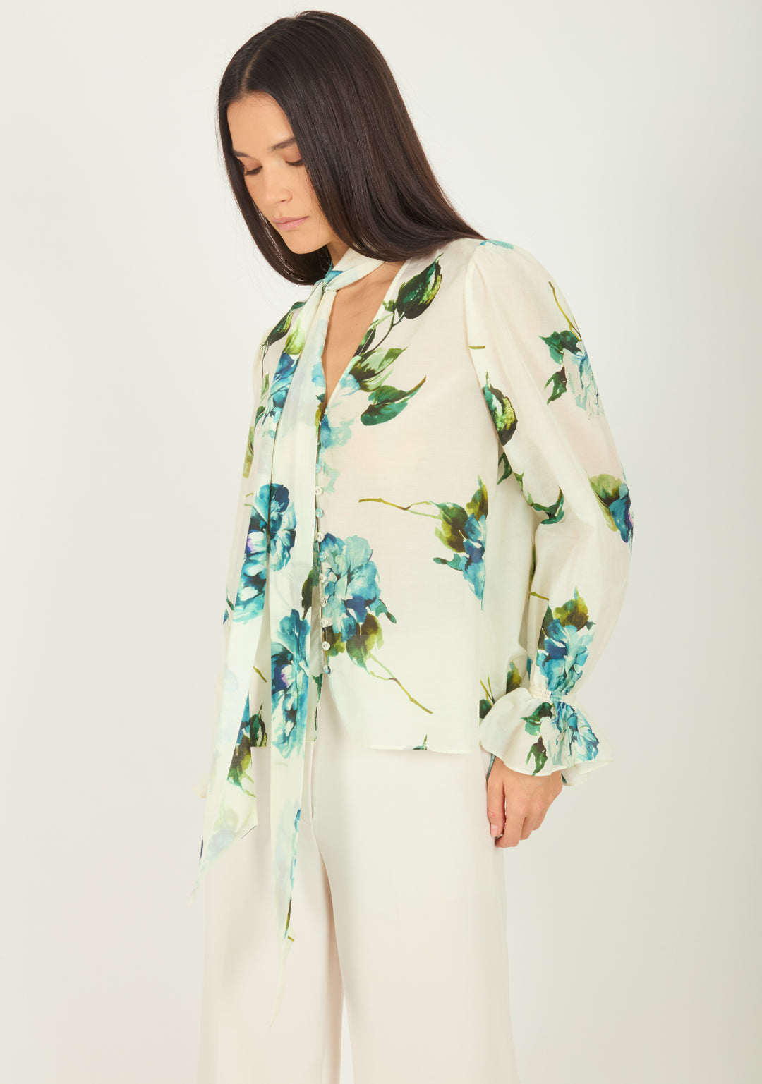 Eliana Blouse - Cotton Silk