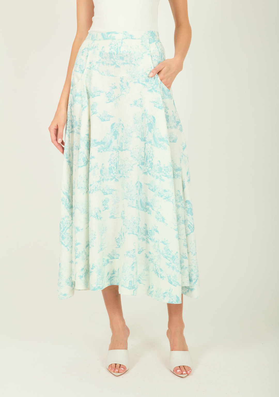 Paloma Skirt - Cotton Linen