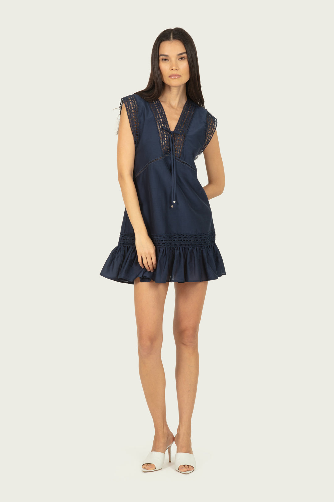 Secret MISSION Women's Anais Cover-Up Dress - Blue - Size L - Navy Secret MISSION Women's Anais Cover-Up Dress - Blue - Size L - Navy