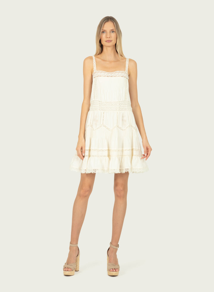 Jacques Dress - Cotton Silk with Lace