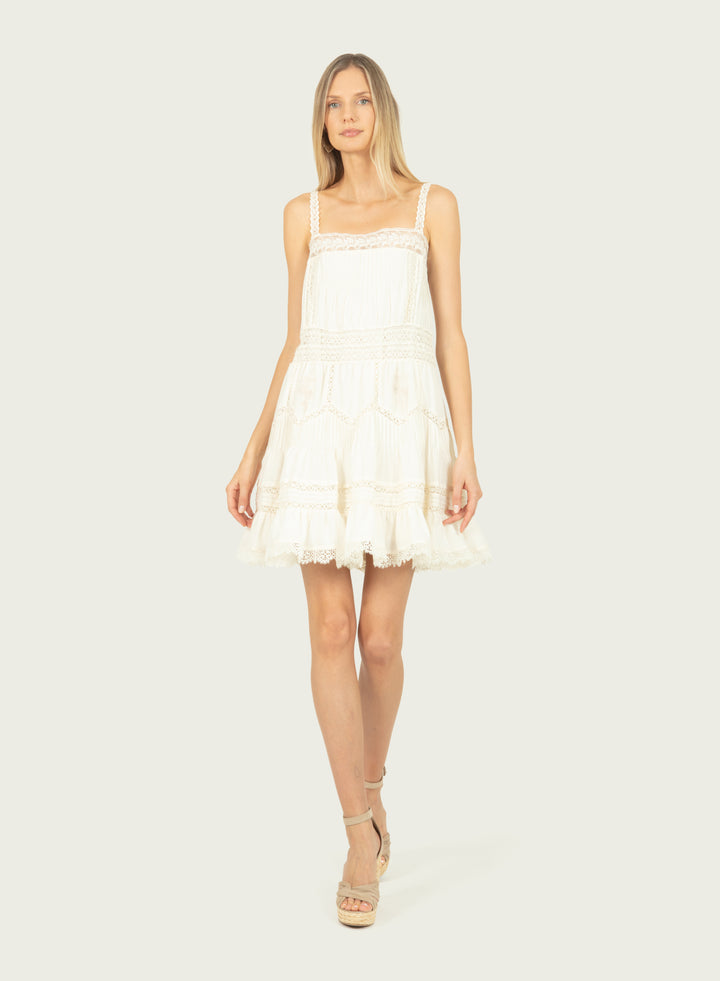 Jacques Dress - Cotton Silk with Lace