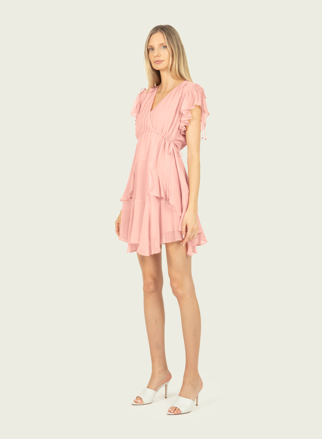 Thea Dress - 100% Silk Crinkle Chiffon