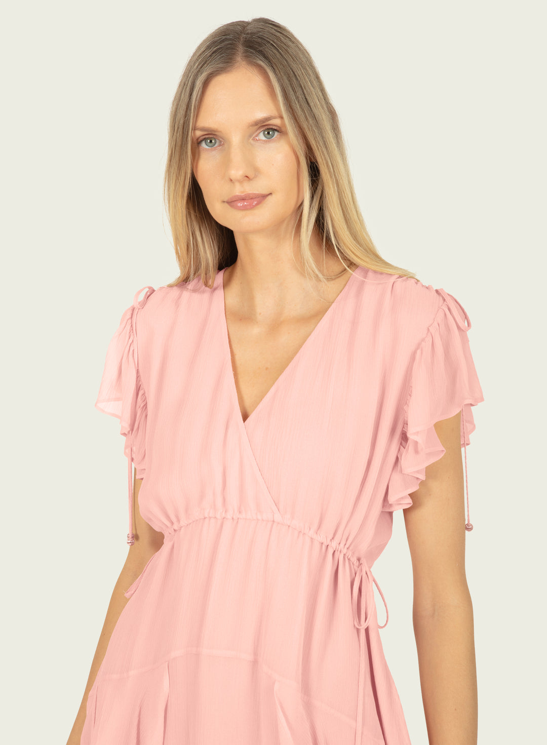 Thea Dress - 100% Silk Crinkle Chiffon