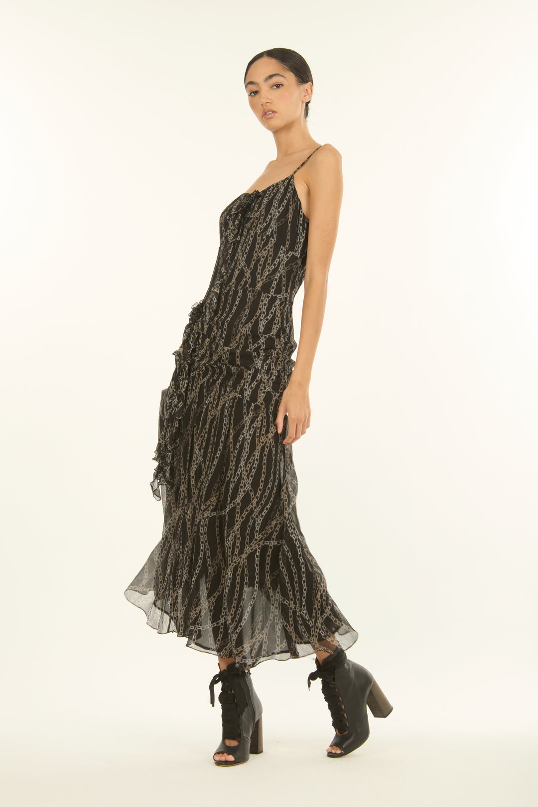 Mira Maxi Dress - 100% Organic Silk Chiffon