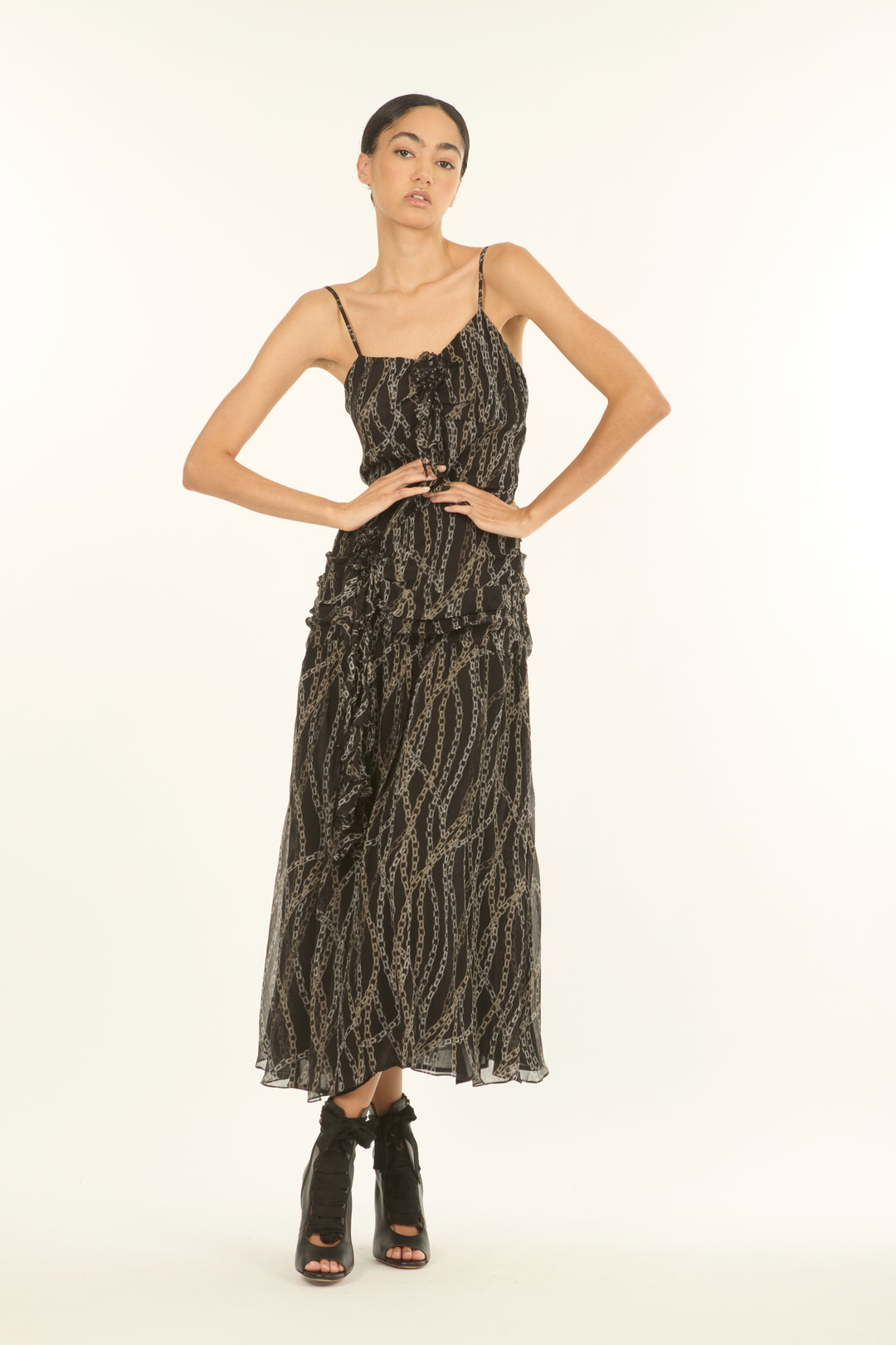 Mira Maxi Dress - 100% Organic Silk Chiffon