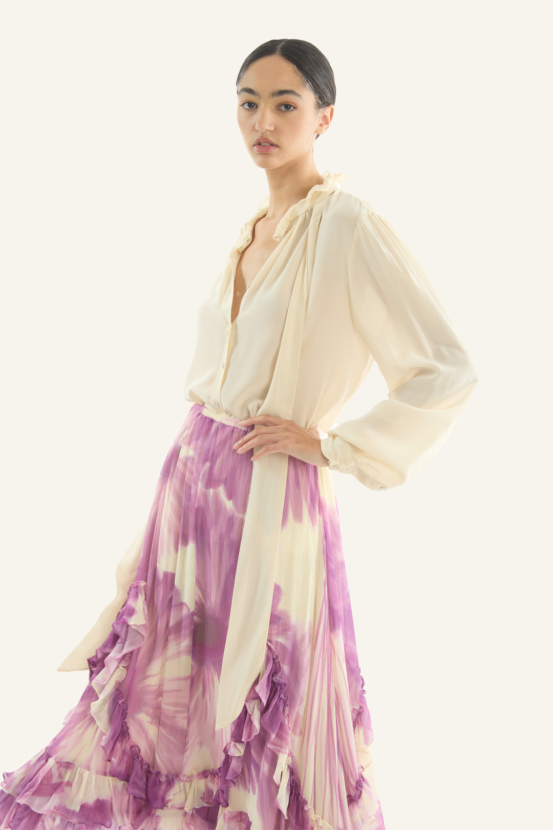 Maribelle Blouse - Silk Double Georgette