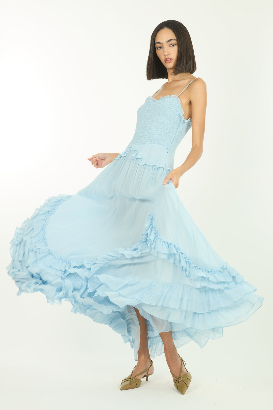 Chelsea Dress - 100% Organic Silk Chiffon