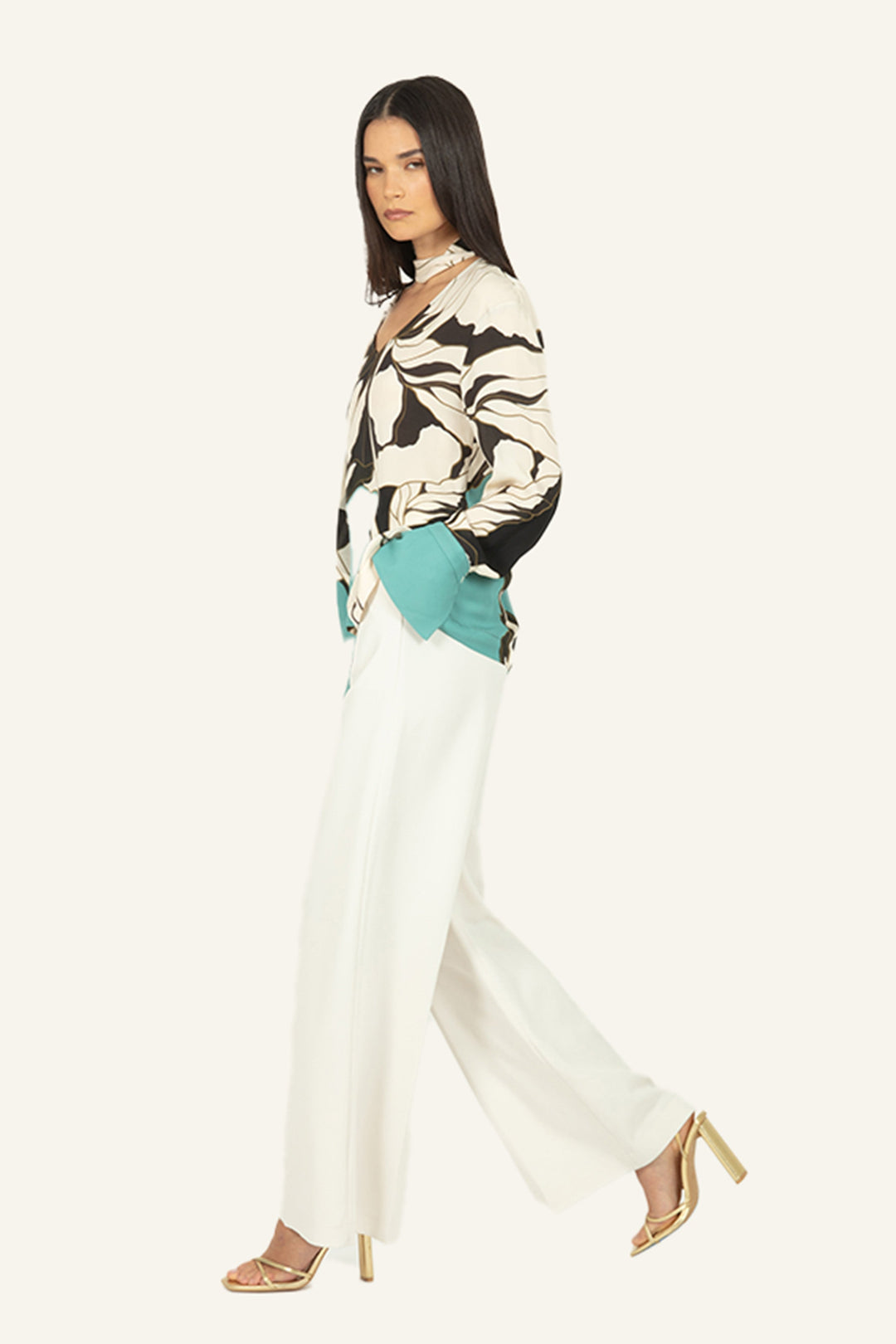 Chiara Blouse - 100% Silk Double Georgette