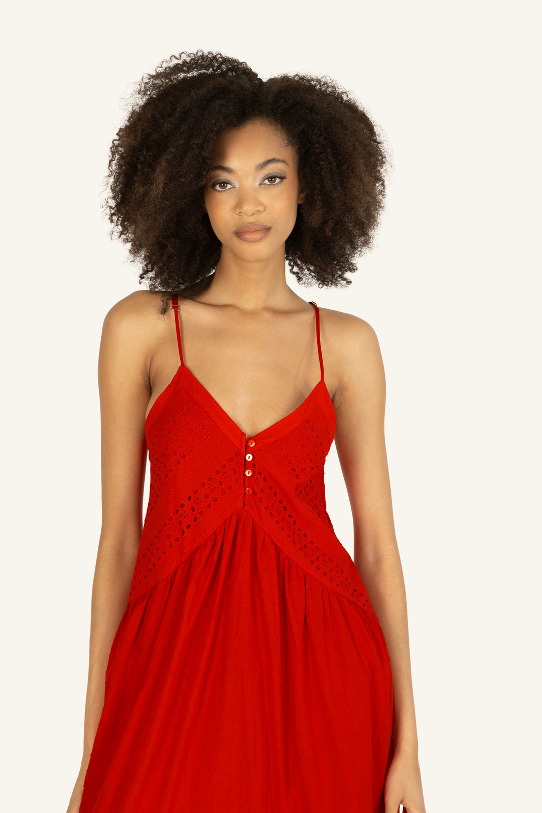 Daniella Dress - Cotton Eyelet