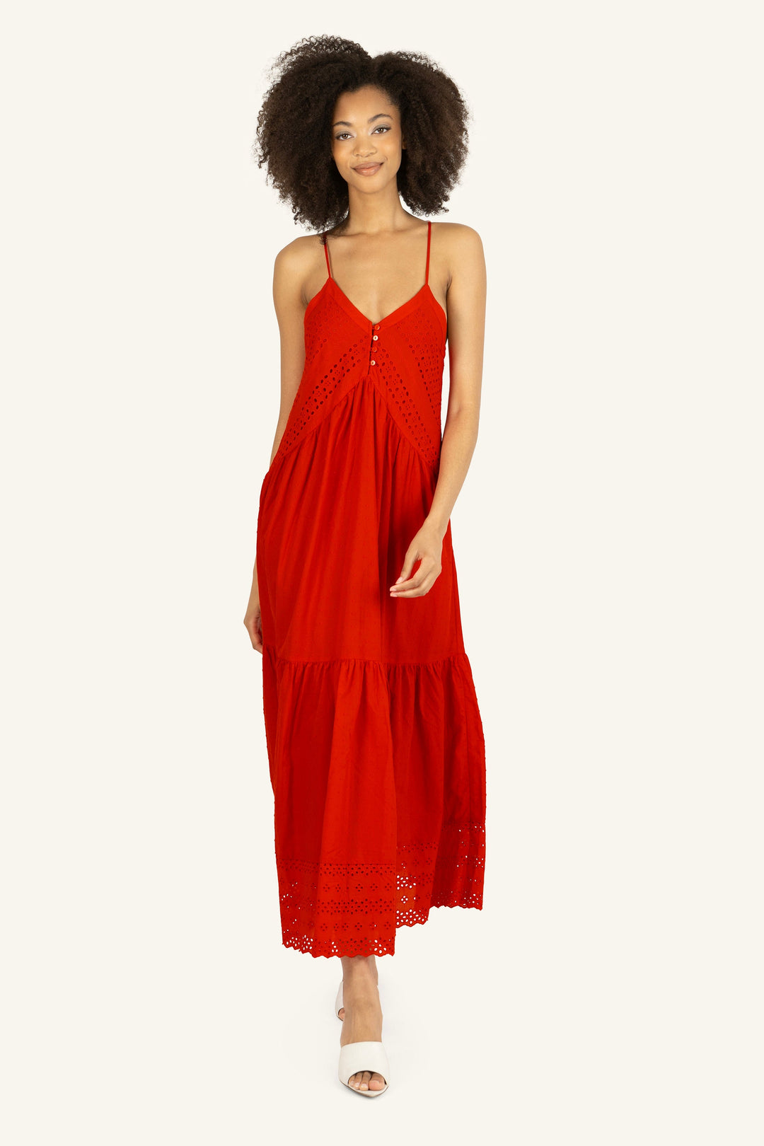 Daniella Dress - Cotton Eyelet