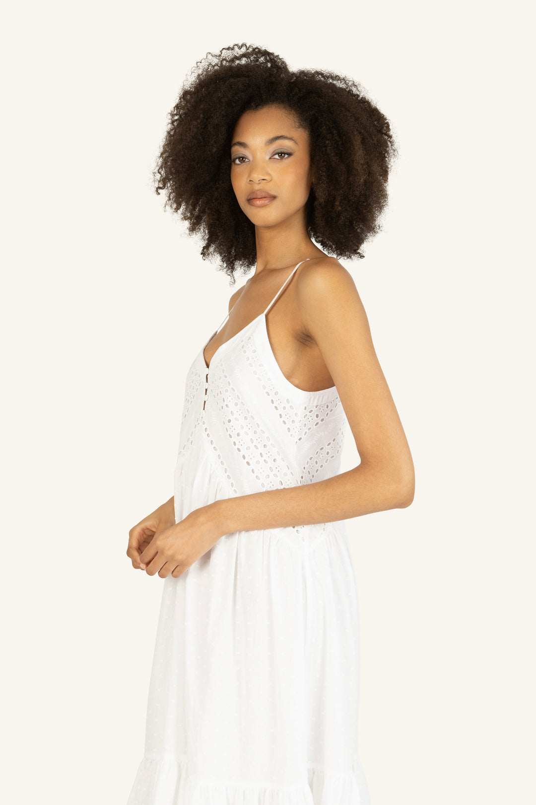 Daniella Dress - Cotton Eyelet