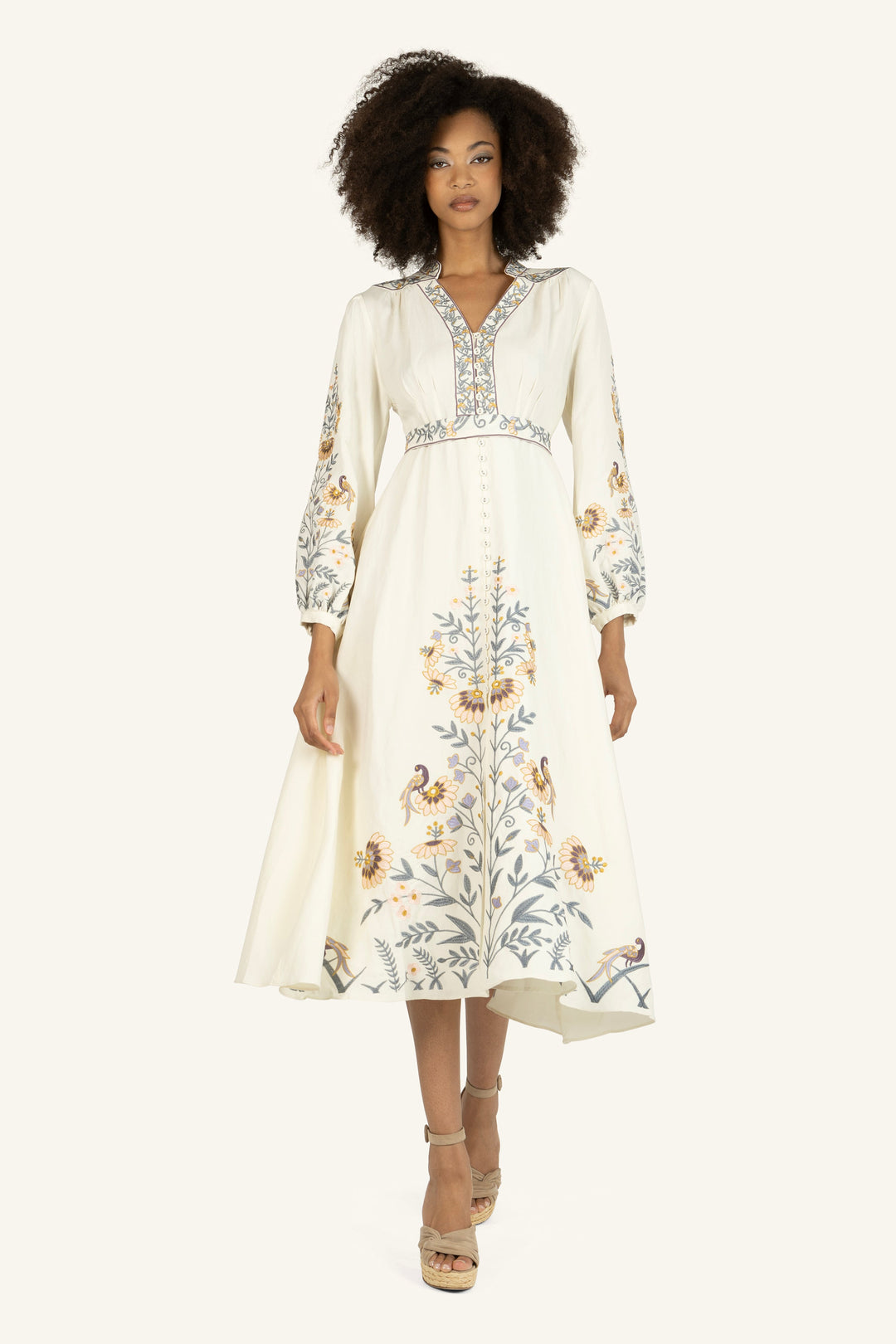 della silk dress Della Multi-Way Silk Dress