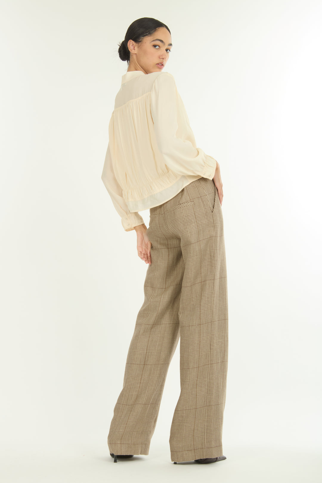 Eliza Blouse - 100% Organic Silk Crepe Georgette