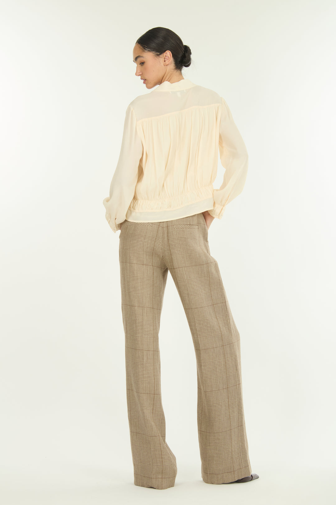 Eliza Blouse - 100% Organic Silk Crepe Georgette