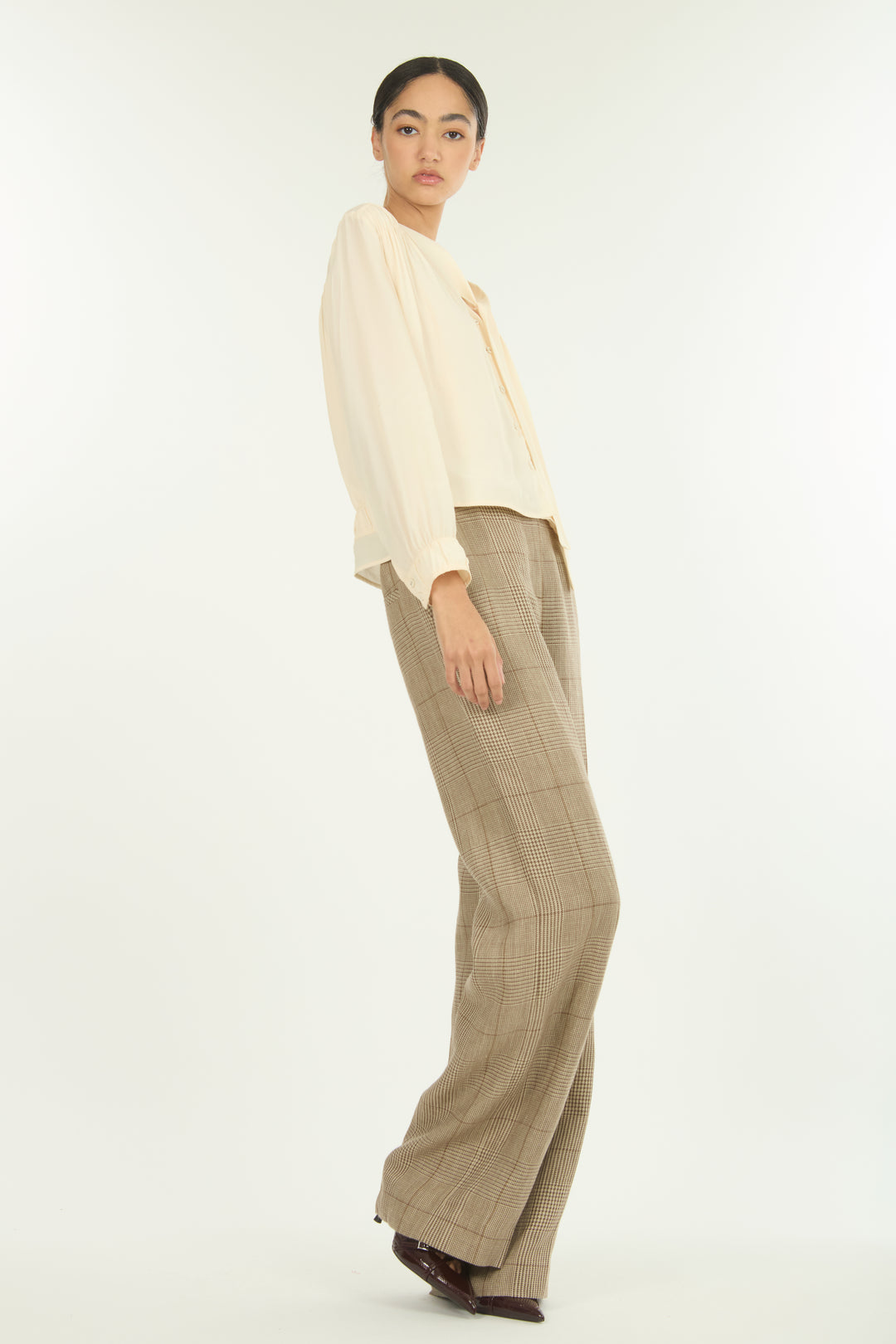 Eliza Blouse - 100% Organic Silk Crepe Georgette