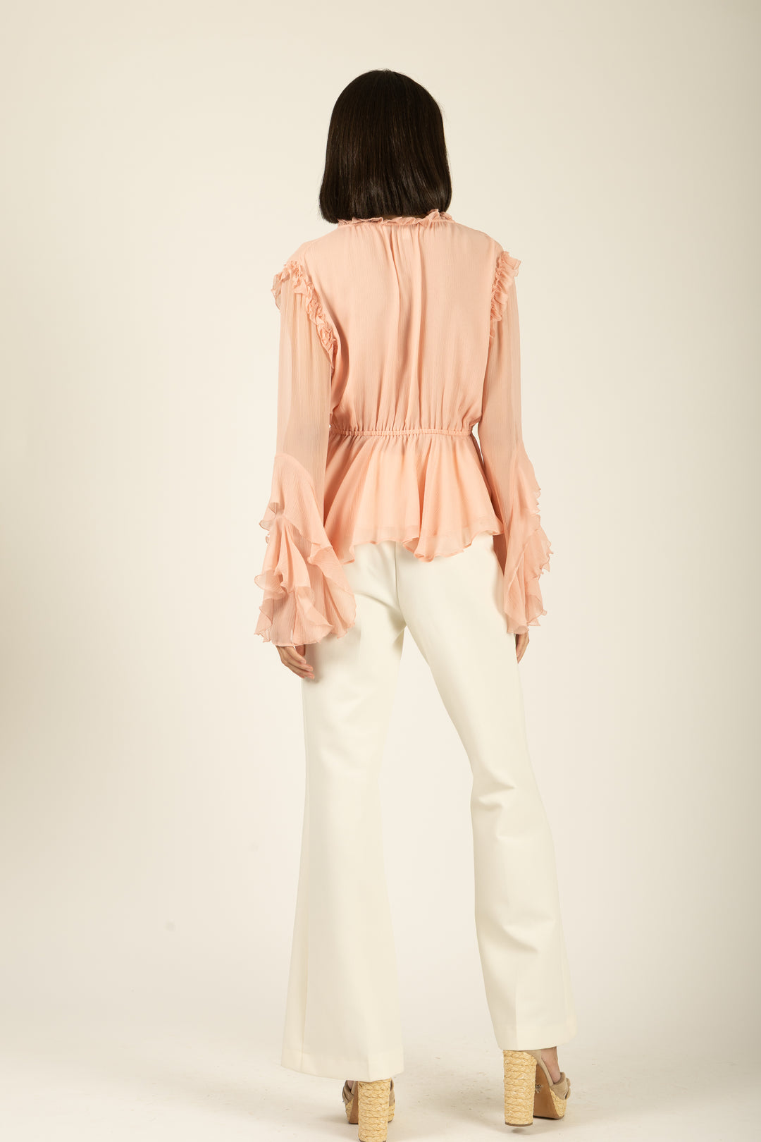Emeline Blouse - 100% Organic Silk Chiffon