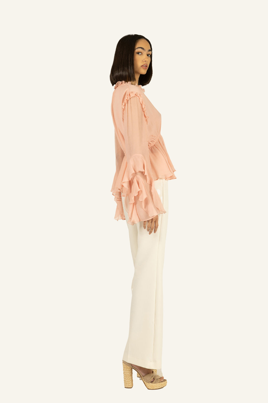 Emeline Blouse - 100% Organic Silk Chiffon