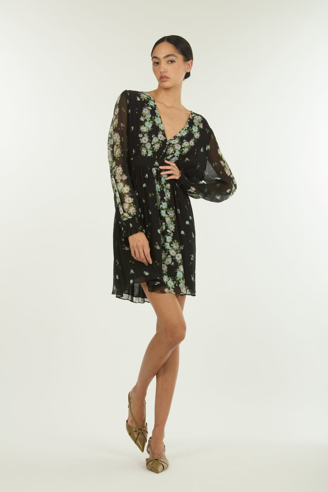 Emerson Dress - 100% Organic Silk Chiffon