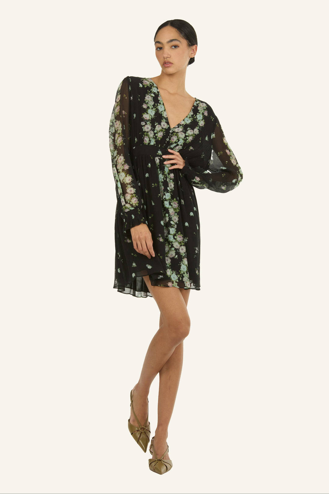 Emerson Dress - 100% Organic Silk Chiffon