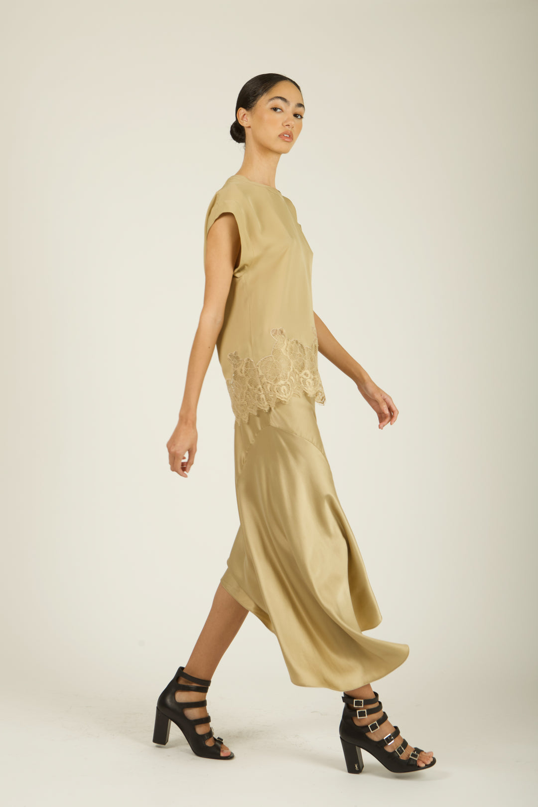 Shay Skirt - 100% Organic Sand-Washed Silk