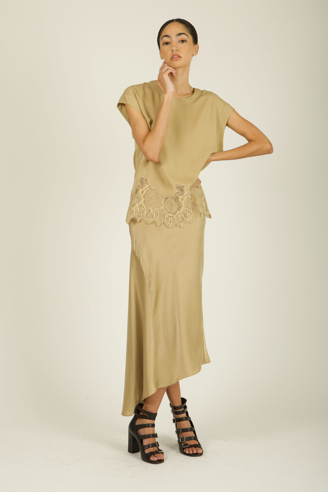 Shay Skirt - 100% Organic Sand-Washed Silk