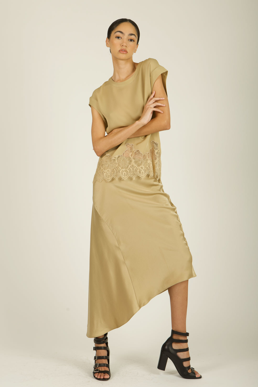Shay Skirt - 100% Organic Sand-Washed Silk