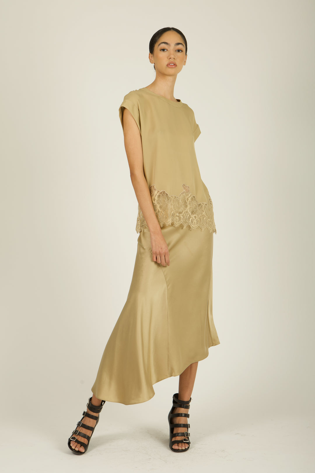 Shay Skirt - 100% Organic Sand-Washed Silk