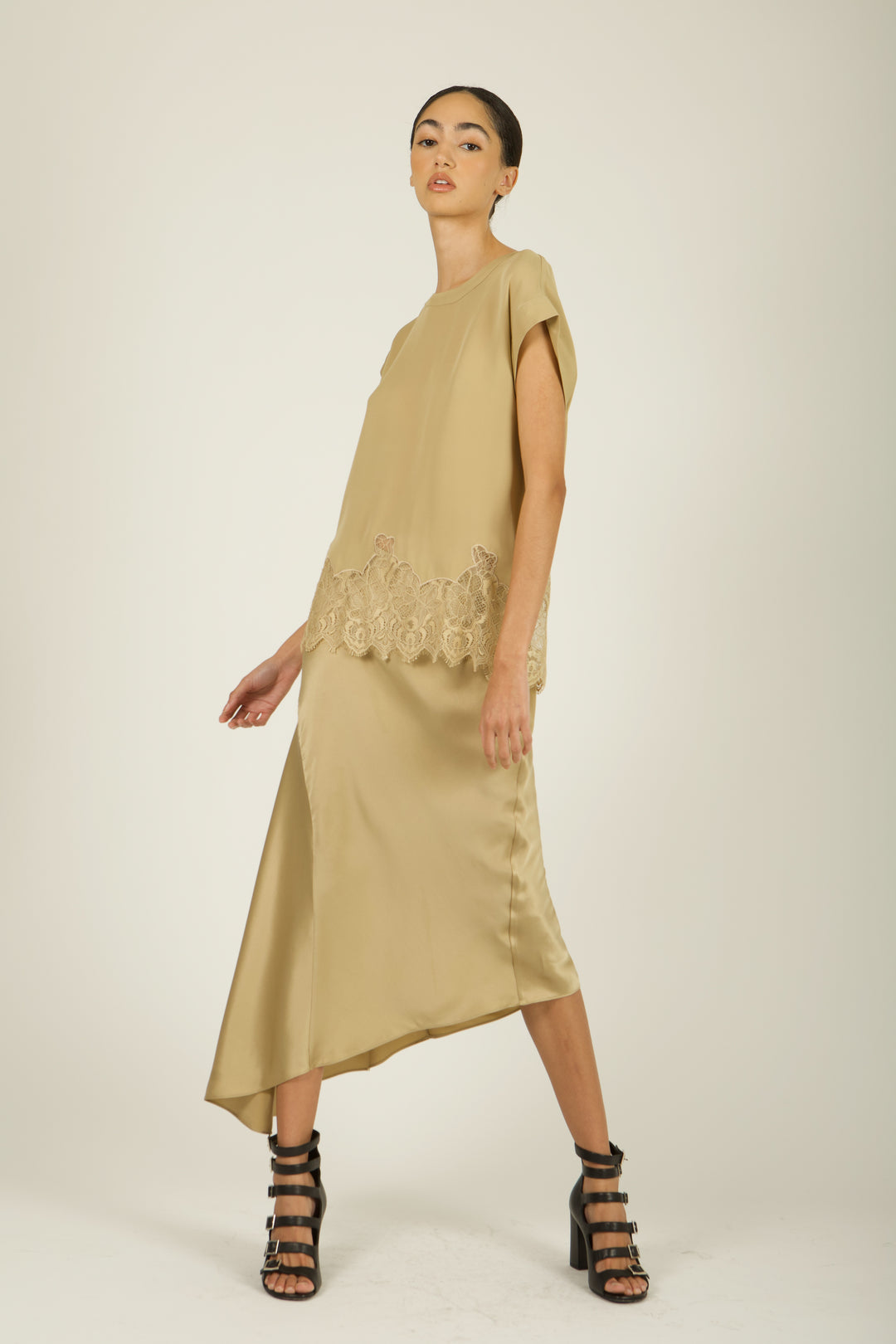 Shay Skirt - 100% Organic Sand-Washed Silk