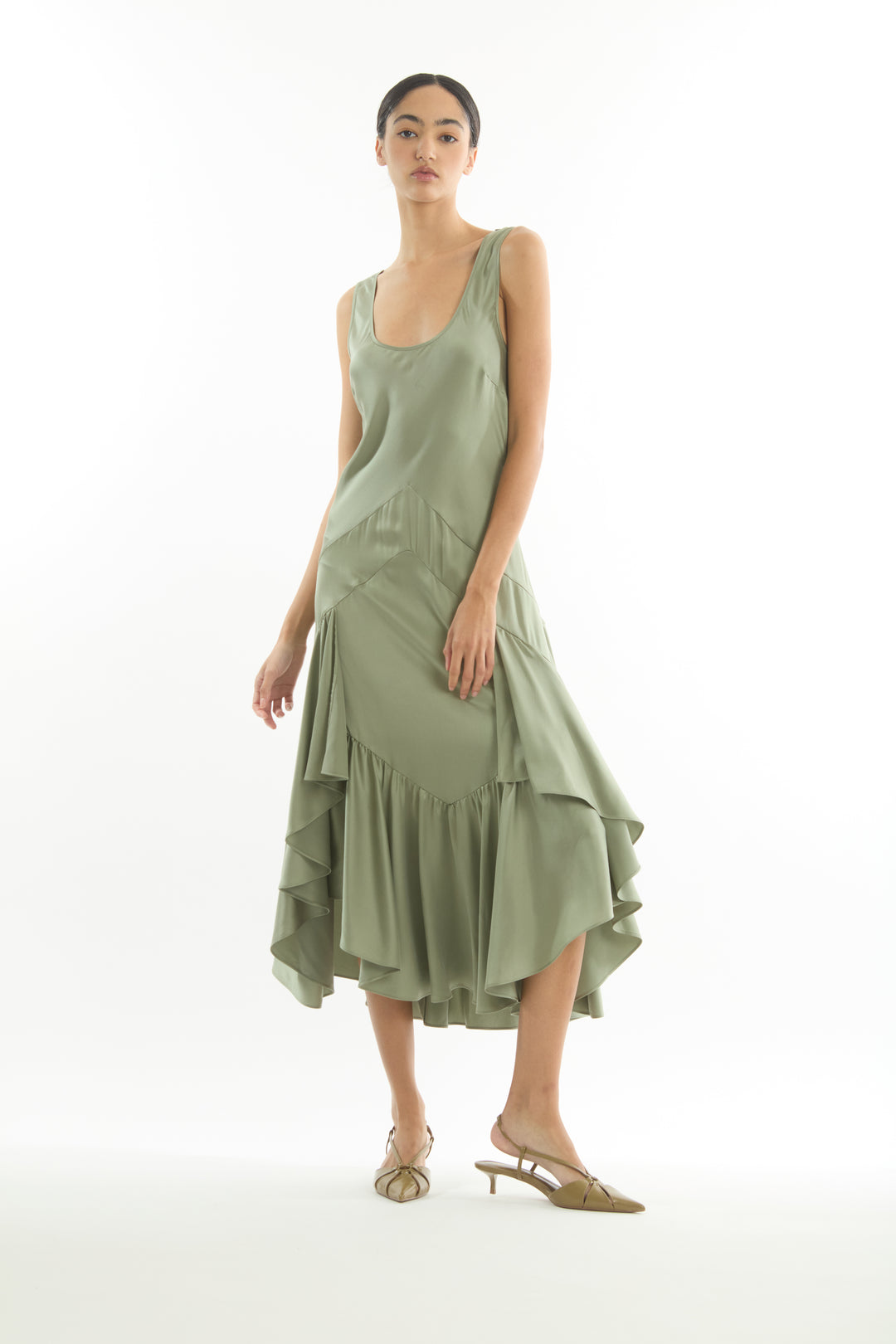 Evelyn Dress - 100% Organic Sand-Washed Silk
