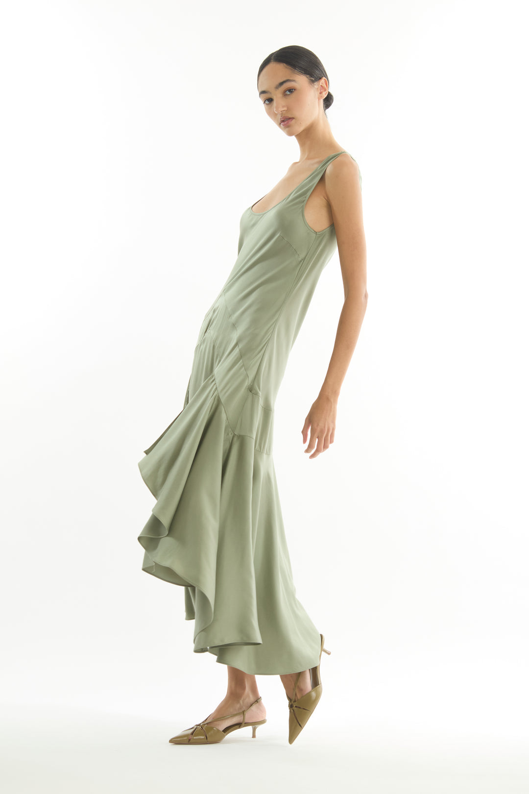 Evelyn Dress - 100% Organic Sand-Washed Silk